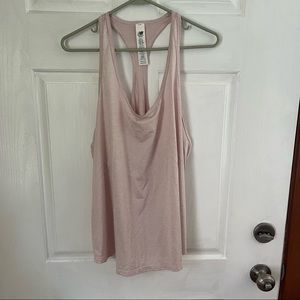 Blush pink New Balance racerback tank top XL